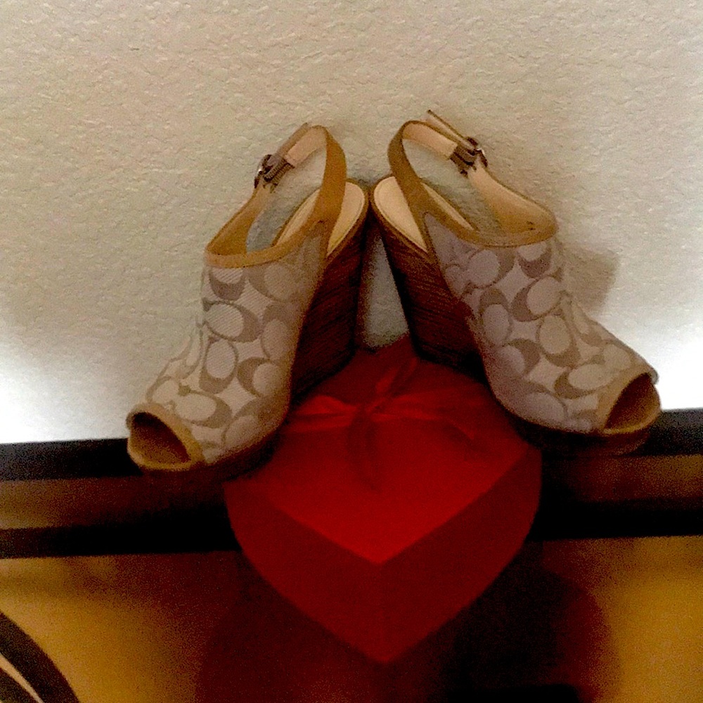 Coach Wedge Style Heel.
